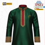 বিএনপি অনুপ্রাণিত সবুজ-লাল প্রিমিয়াম পাঞ্জাবি | উপবন হেরিটেজ কালেকশন